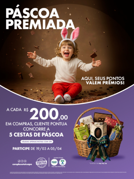 Pascóa Premiada Complexo Tatuapé